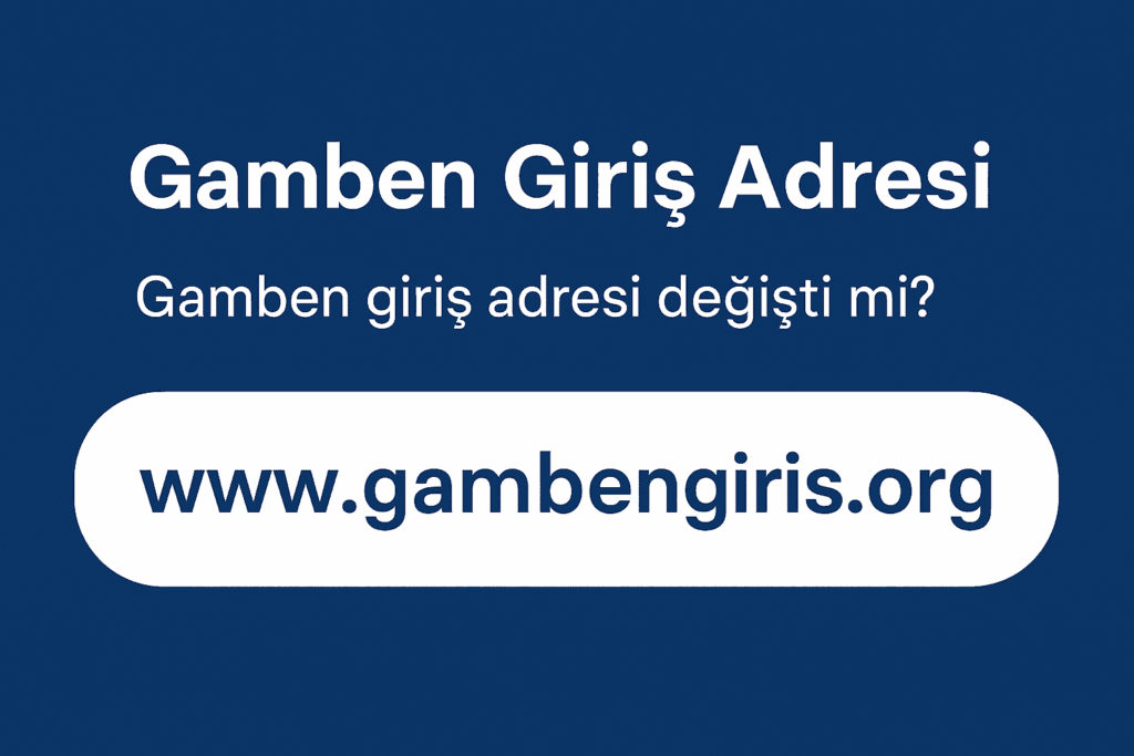 gamben giriş adresi